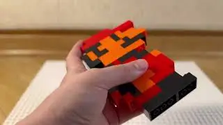 How to build a lego bowser from super Mario  #legomario #pixelart #bowser