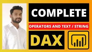 DAX Operators and Text / String Functions - Power BI