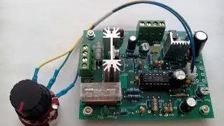 Speed control on-chip TDA1085 (Continued. Option 1)