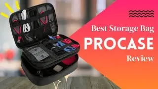 ProCase Electronics Travel Organizer Storage Bag