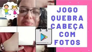 Jogo quebra cabeça com fotos