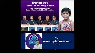 GPAT and NIPER Classes by Dr. PK Classes| Cucu #gpat