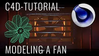 [006] Model a fan! | Cinema 4D Tutorial (Eng)