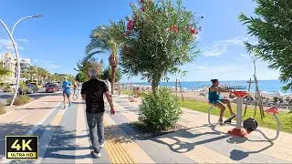 Alanya Oba Beach Walking Tour | Antalya Turkey | [4K HD]