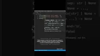 Python program to calculate addition, subtraction, product, quotient and remainder| floor division