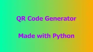 No Sound Programming - QR Code Generator App Python