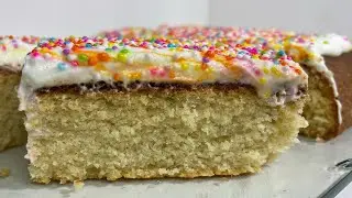 Torta casera de vainilla