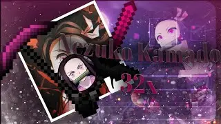Nezuko Kamado 32x MCBE PvP Texture Pack (1.19+) | FPS BOOST Best Mcpe PVP Pack ever?