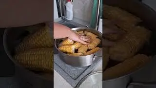 Вареная кукуруза 😍 #рецепт #еда