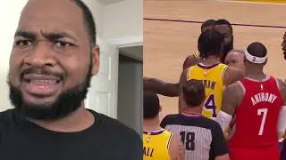 Rockets vs  Lakers Fight