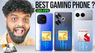 120 FPS King? iQOO 10R vs POCO F6 vs OnePlus Nord 4 🔥