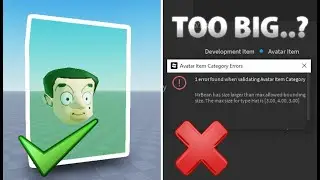 How to fix Roblox UGC size boundaries problem.