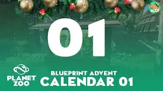 Planet Zoo Blueprint Advent Calendar - Door 01 - Planet Zoo