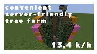 Minecraft Convenient, Server-Friendly Tree Farm (1.15 - 1.20+)