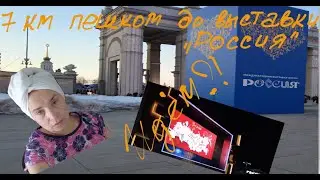 Второй день в Москве. Идём на выставку 