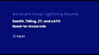 Lightning Round: SaaSG, TMing, ZT, and cATO Need-to-Know Info | 2024 USDA Cybersecurity Expo