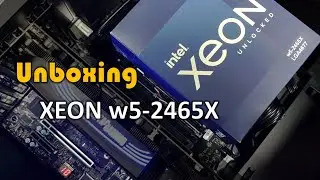 Intel Xeon  w5-2465X Processor Unboxing