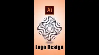 Simple Art Logo Design in Illustrator | Using Font Scissors Tool, Ellipse Tool. eGenstudio 
