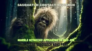 Marbles From Thin Air and a Huge Sasquatch Hand Print