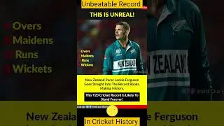 Unbeatable Record by Lokie Furgision #cricketrecords #newzealandcricket
