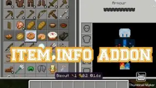ITEM INFO ADDON IN MINECRAFT |MEDIAFIRE LINK