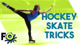 Figure Skating Tricks on Hockey Skates