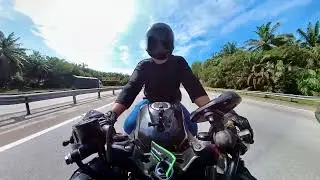Ninja 250 Layan Handling Sambil Layan Angin Kuat, Leher Kena Kuat