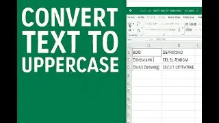 How to Convert Text to Uppercase