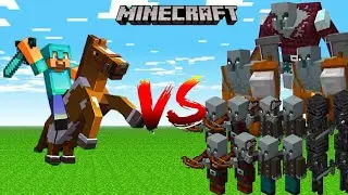 GAMEMODE VS THE MOST DANGEROUS PILLAGER IN MINECRAFT (GAMEMODE MINECRAFT)