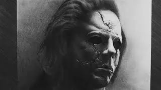Drawing Michael Myers / Рисуем Майкла Майерса