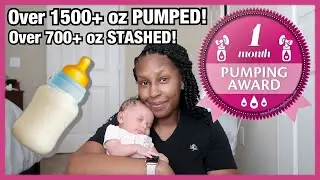 Exclusively Pumping 1 Month Update |1550+ OZ PUMPED 780+ OZ FROZEN |Pumping Tips (2019)