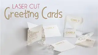 Laser Cut Greeting Card