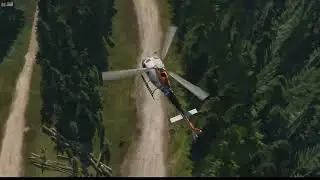X-Plane 11 Fast forward Slingload Test