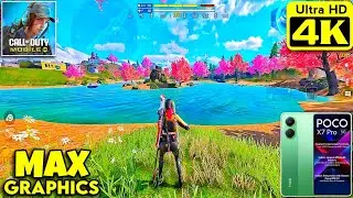 POCO X7 PRO 🔥 CALL OF DUTY MOBILE MAX GRAPHICS GAMEPLAY TEST + Graphics Settings