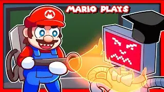 👲 Pranking My Teacher Until He CLOSES THE SCHOOL! | Mario Plays Bash The Teacher #07