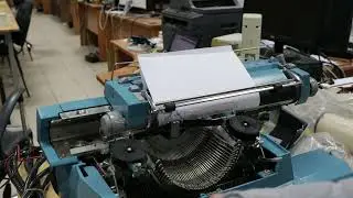 Consul 254 teletype as a typewriter