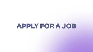 Apply for a Job