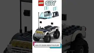 LEGO CITY CROOKS HIDEOUT POLICE JEEP SPEED BUILD ANIMATION | SHORT VIDEO