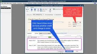 Two Transactions on American Travel Card