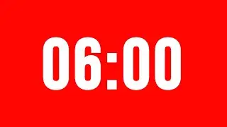 6 Minute Timer With Alarm Without Music