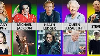 Comparison: Last Photo of Famous People Before They Died