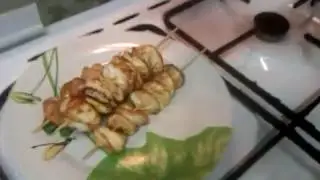 Шашлык из перепелиных яиц