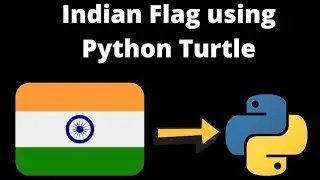 Indian flag 🇮🇳 using Python| 😍 Code in description 👇#codebomb