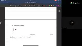 [AS CAIE Physics 2023-24] Kinematics lecture 1