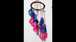 how to make our home decorative with homade walhanging with paper