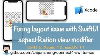 iOS SwiftUI 037: Fixing layout problem with SwiftUI aspectRatio view modifier