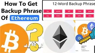 How To Get Backup Mnemonic Phrase Seed ( phraserecovery ) backup of Ethereum wallet