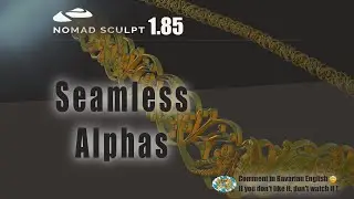 Nomad Sculpt - Seamless Alphas or textures pattern - Tutorial (V1.85 - 24.1.2024)