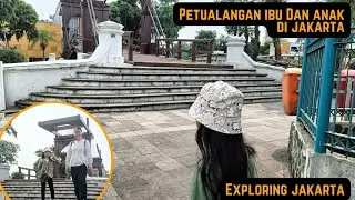 JEMBATAN GANTUNG TUA YANG UNIK BIKIN KUATIR KALAU ROBOH 🫣