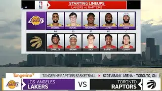 Los Angeles Lakers Defeat Toronto Raptors | NBA Full Game Highlights Today 